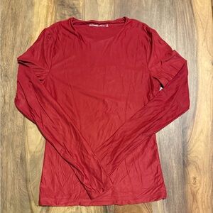 Abercrombie & Fitch Crimson Long Sleeve Top